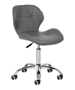 Taboret kosmetyczny QS-06 szary