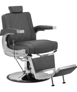 Hair System fotel barberski BM88066 szary