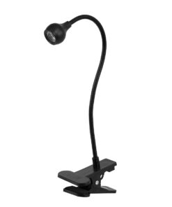 Glow Lampka UV LED Snake na biurko czarna