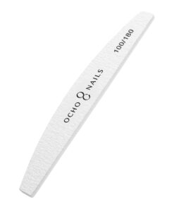 Ocho Nails pilnik półksiężyc 100/180 10 szt.