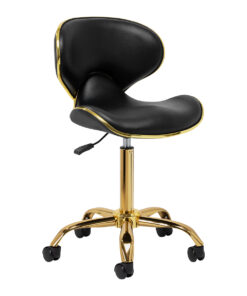 Gabbiano taboret kosmetyczny Q-4599G czarny
