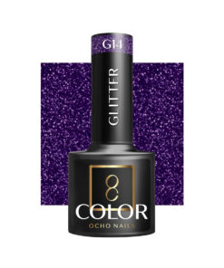 OCHO NAILS Lakier hybrydowy glitter G14 -5 g