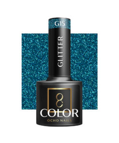 OCHO NAILS Lakier hybrydowy glitter G15 -5 g
