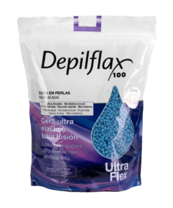 Depilflax 100 elastyczny wosk do depilacji o niskiej temperaturze topnienia perłowy Ultraflex blue 1000g