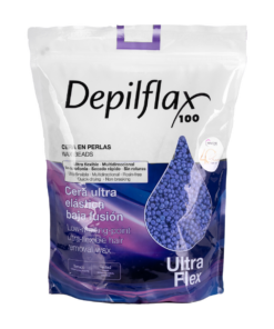 Depilflax 100 elastyczny wosk do depilacji o niskiej temperaturze topnienia perłowy mauve with titanium dio 1000g