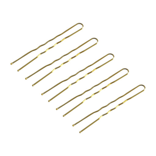 Kokówki fryzjerskie do włosów E-57 120 szt. 5,6 cm złote