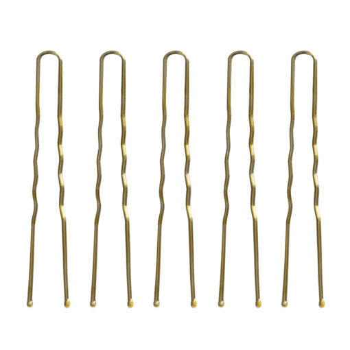 Kokówki fryzjerskie do włosów E-57 120 szt. 5,6 cm złote