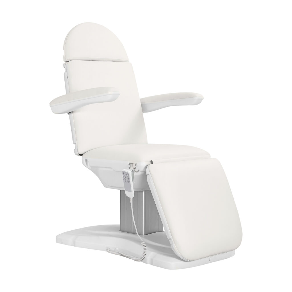 Elektryczny fotel kosmetyczny SILLON Eclipse 3 siln. biały