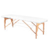 Stół składany do masażu drewniany Balance 2 segmentowy white
