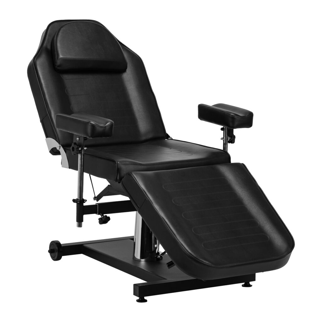 Fotel hydrauliczny do tatuażu Pro Ink 322F czarny
