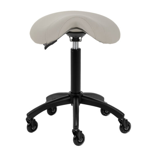 Gabbiano taboret fryzjerski D032 szarobeżowy