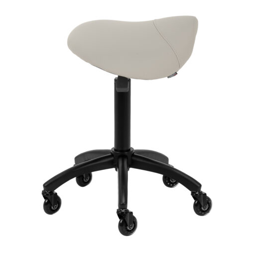 Gabbiano taboret fryzjerski D032 szarobeżowy