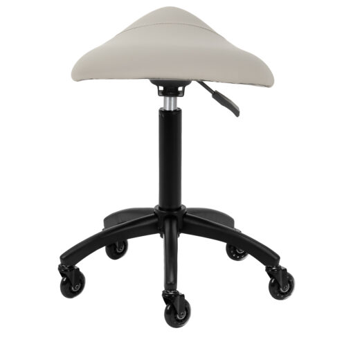 Gabbiano taboret fryzjerski D032 szarobeżowy