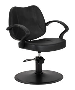 Hair System Fotel fryzjerski A055B Czarny