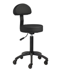 Gabbiano taboret fryzjerski D026 czarny