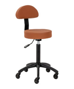 Gabbiano taboret fryzjerski D026 brązowy