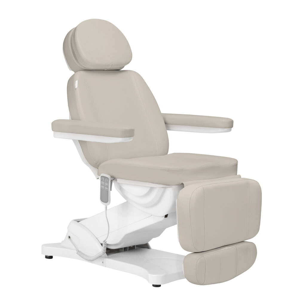 Elektryczny fotel kosmetyczny SILLON CLASSIC 3 silniki sea salt